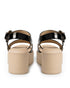 Sandalia Tiras Negras Charol Confort 7304L